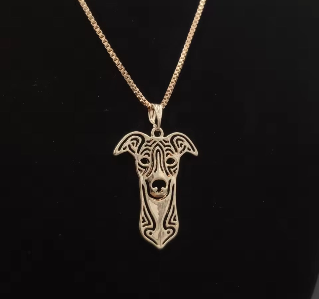 Greyhound pendant & necklace