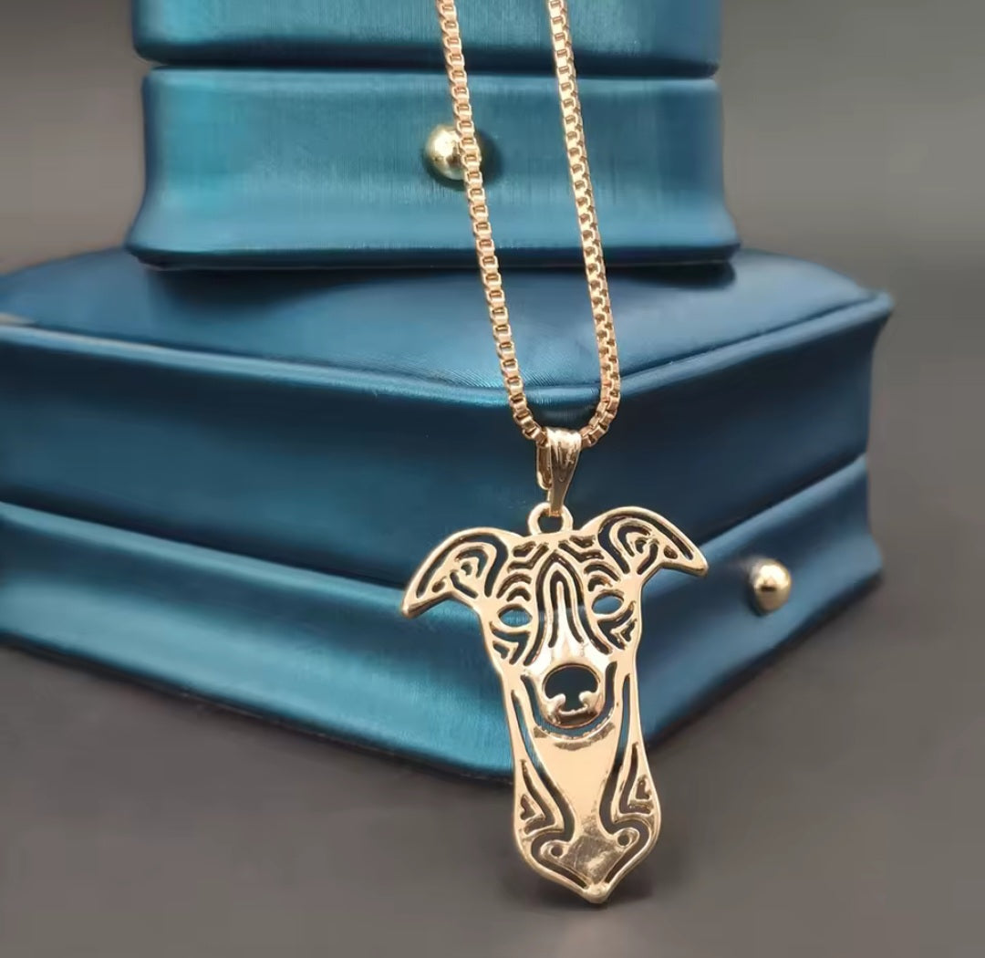 Greyhound pendant & necklace