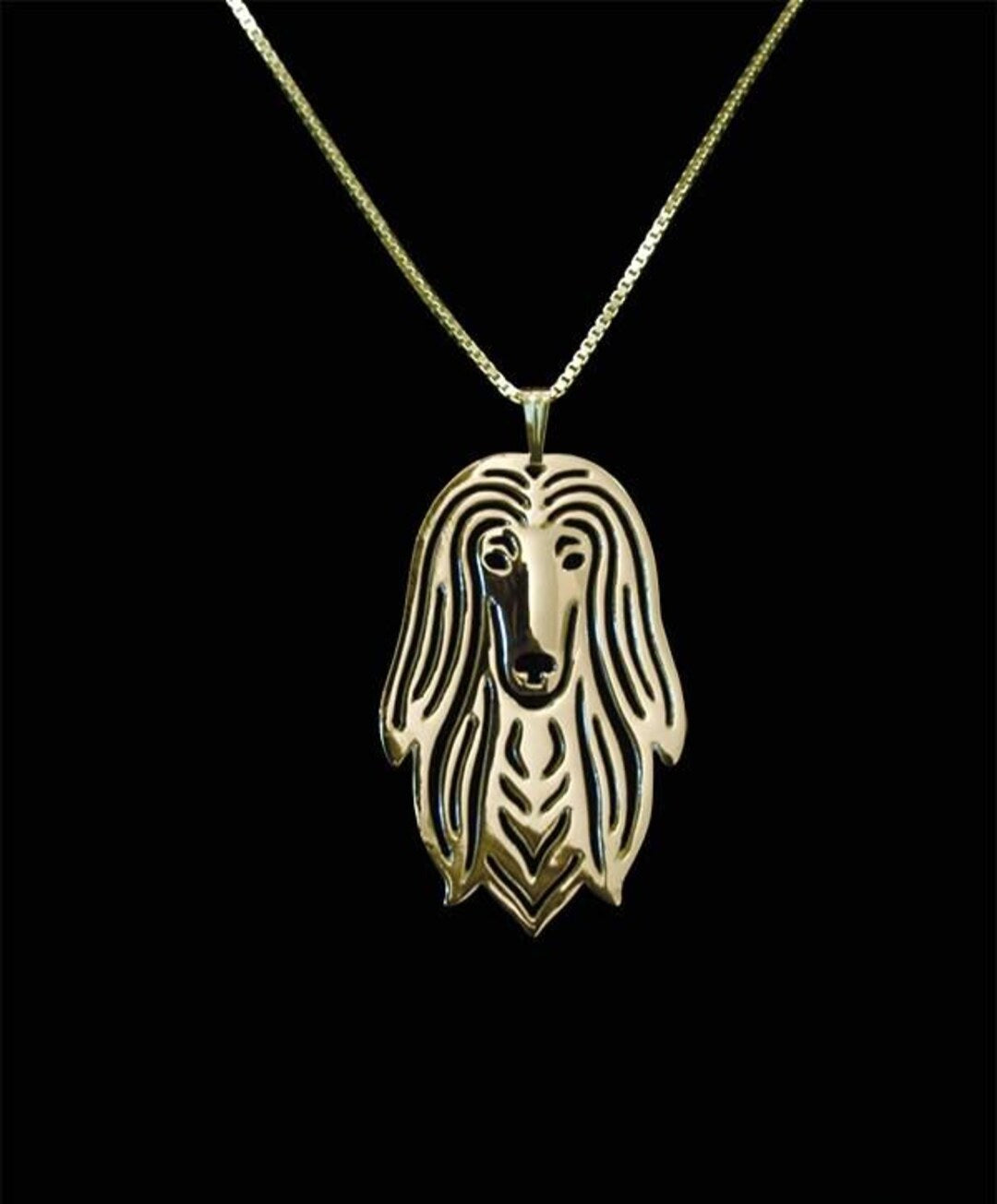 Afghan Hound necklace