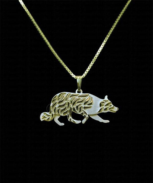 Working Border Collie necklace