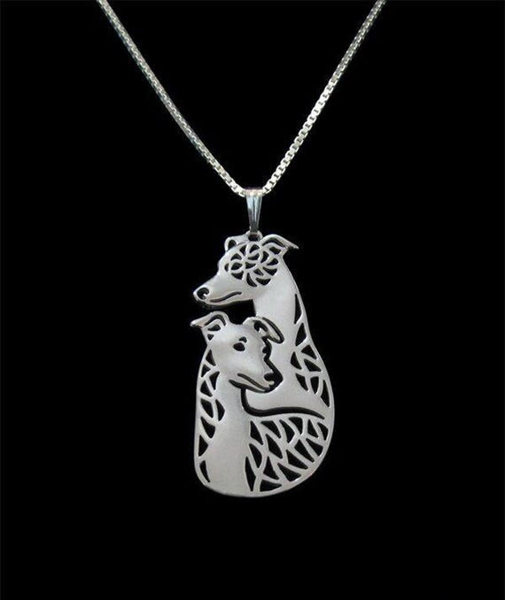 Lurcher pendant & necklace