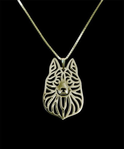 Schipperke pendant & chain