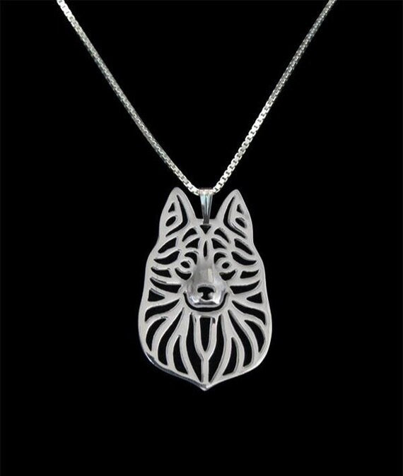 Schipperke pendant & chain