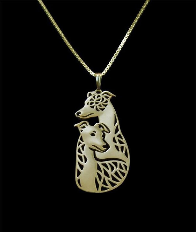 Lurcher pendant & necklace