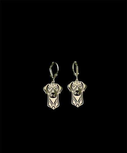 Doberman earrings