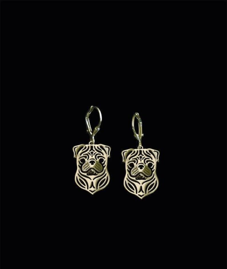 Pug earrings