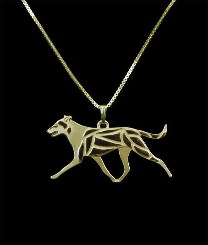 Smooth Collie pendant & chain