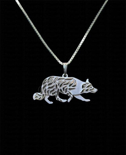 Working Border Collie necklace