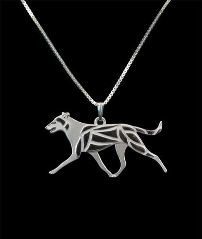 Smooth Collie pendant & chain