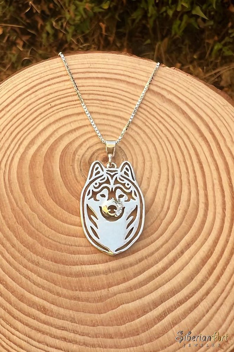 Siberian Husky pendant & necklace